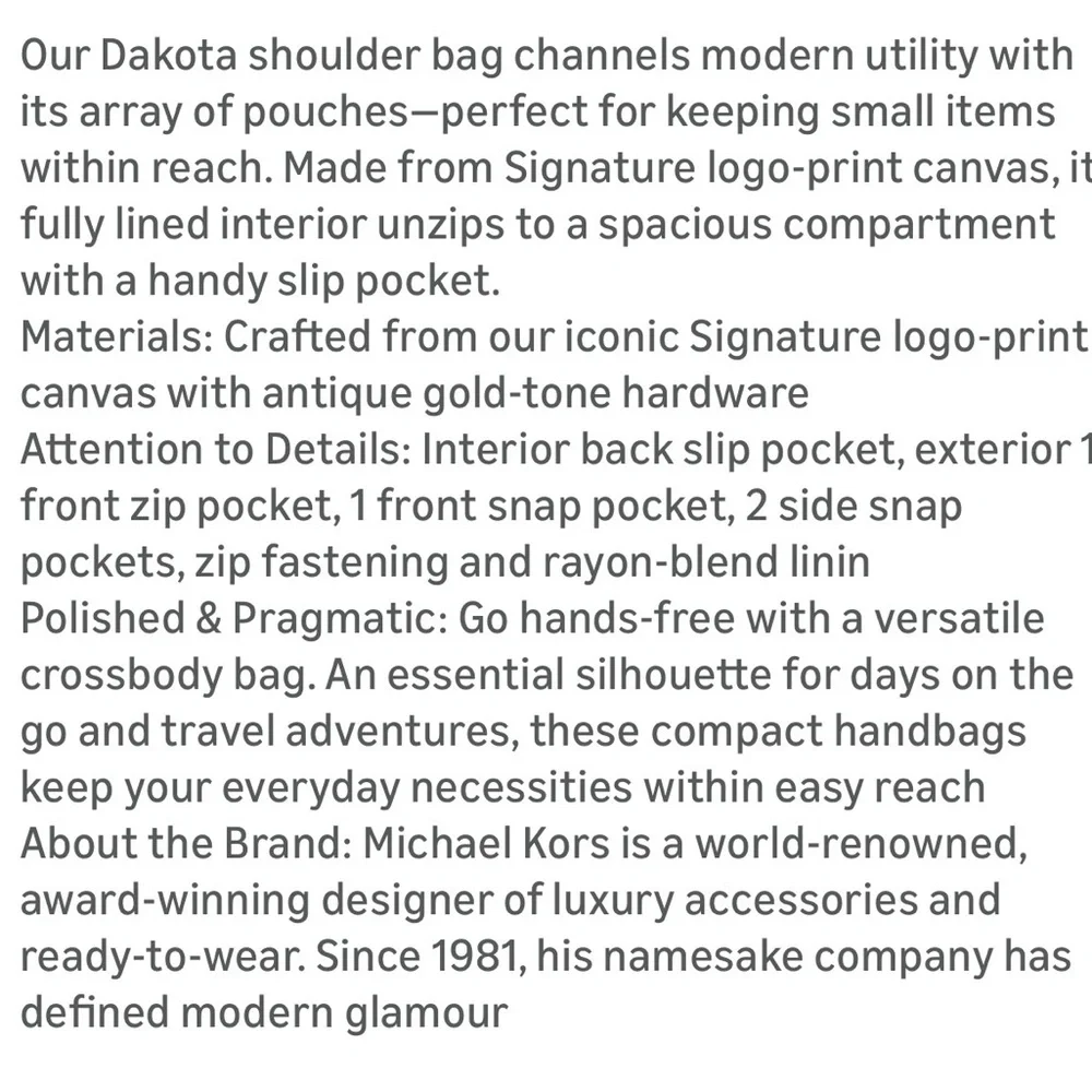 Michael kors Dakota Crossbody - Picture 9 of 10